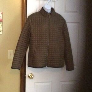 Brown Quilted Jacket